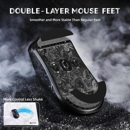 Attack shark r11 ultra 8k carbon fiber wireless gaming mouse,paw3950 max