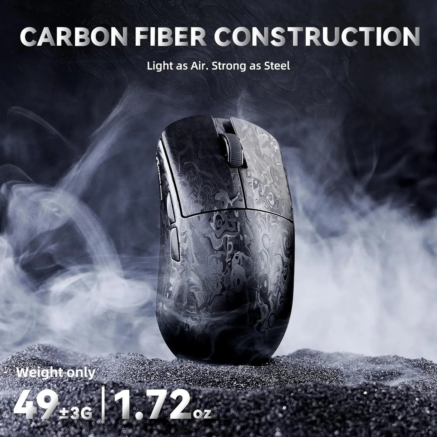 Attack shark r11 ultra 8k carbon fiber wireless gaming mouse,paw3950 max