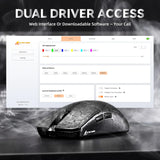 Attack shark r11 ultra 8k carbon fiber wireless gaming mouse,paw3950 max