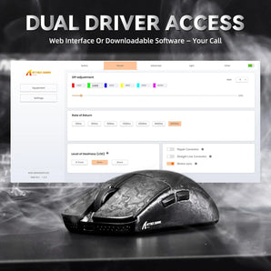 Attack shark r11 ultra 8k carbon fiber wireless gaming mouse,paw3950 max
