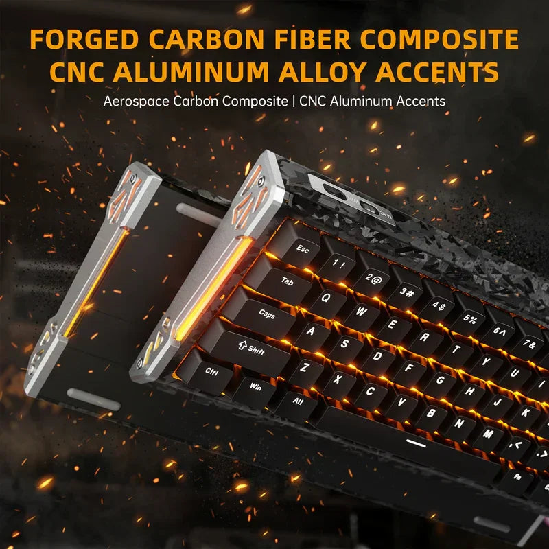 Attack shark r68 he 60% wired rapid trigger 8k mechanical rgb gaming keyboard