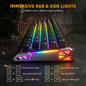 Attack shark r68 he 60% wired rapid trigger 8k mechanical rgb gaming keyboard
