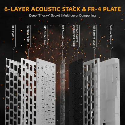 Attack shark r68 he 60% wired rapid trigger 8k mechanical rgb gaming keyboard