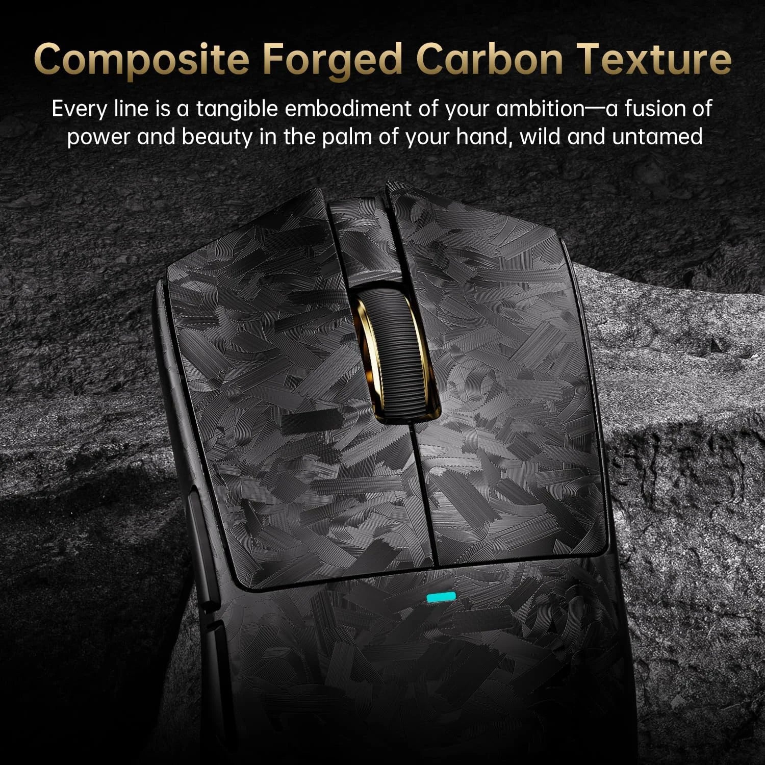 Attack shark x11 ultra 8k carbon fiber wireless gaming mouse with 42000
