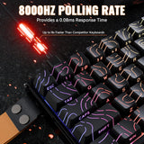 Attack shark x68max he wired rapid trigger mechanical creamy tkl rgb gaming