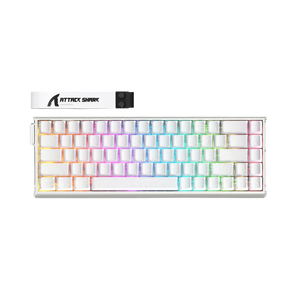 Attack shark x68max he wired rapid trigger mechanical creamy tkl rgb gaming