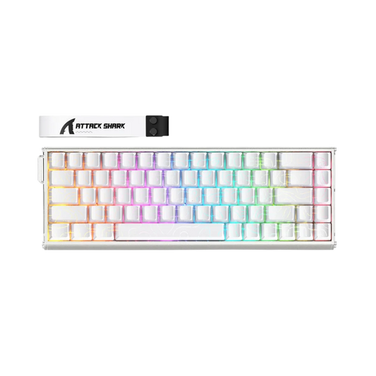 Attack shark x68max he wired rapid trigger mechanical creamy tkl rgb gaming