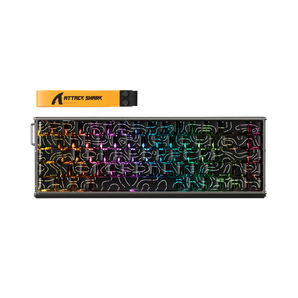 Attack shark x68max he wired rapid trigger mechanical creamy tkl rgb gaming
