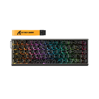 Attack shark x68max he wired rapid trigger mechanical creamy tkl rgb gaming