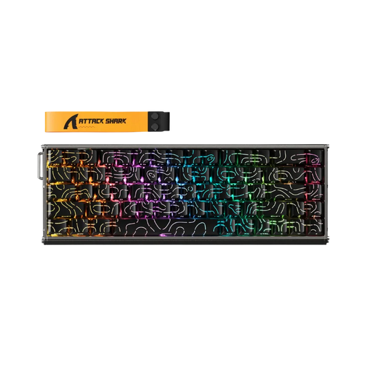 Attack shark x68max he wired rapid trigger mechanical creamy tkl rgb gaming