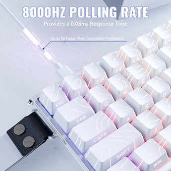 Attack shark x68max he wired rapid trigger mechanical creamy tkl rgb gaming