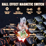 Attack shark x68max he wired rapid trigger mechanical creamy tkl rgb gaming