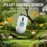 Attack shark x8 se wireless gaming mouse,55g ultra-lightweight wired/bt/2.4ghz