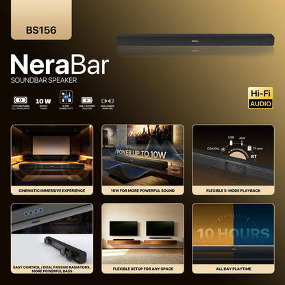 Fantech bs156 nerabar soundbar speaker soundbars
