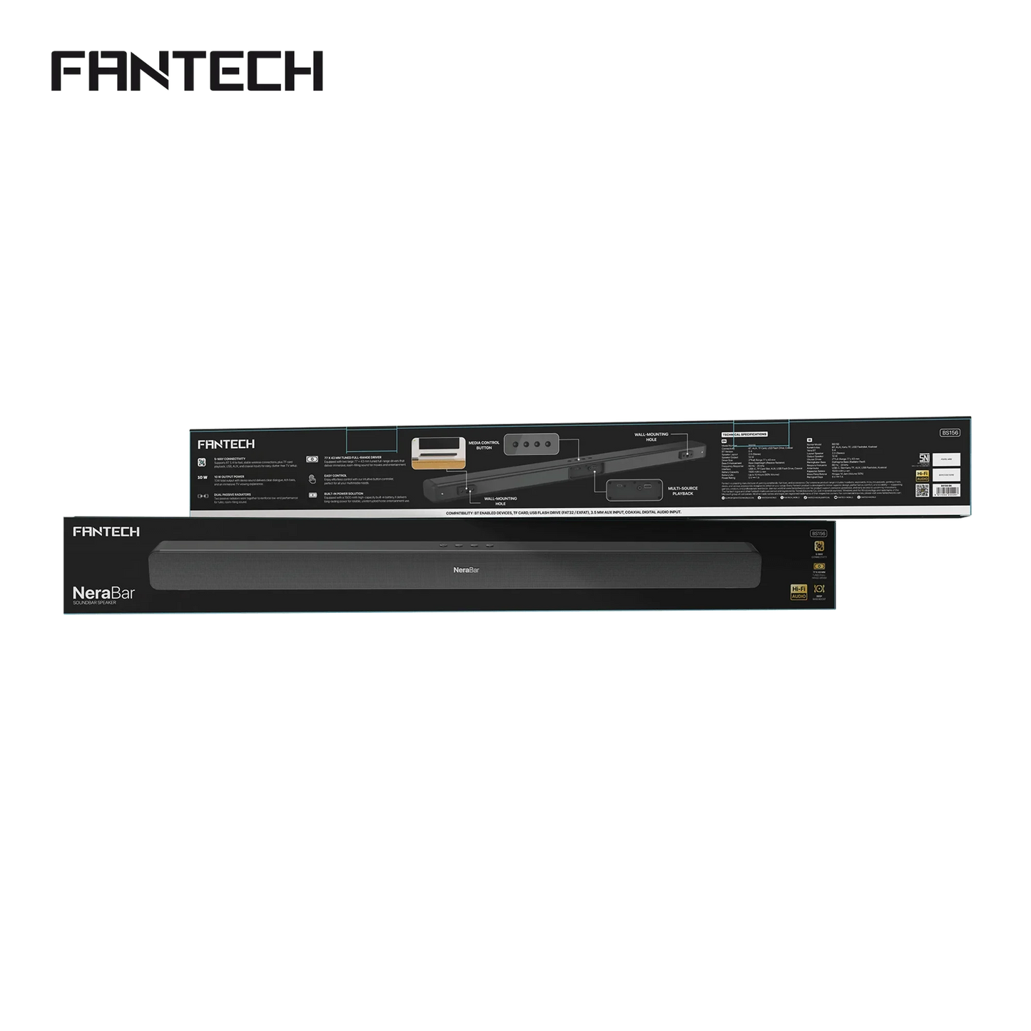 Fantech bs156 nerabar soundbar speaker soundbars