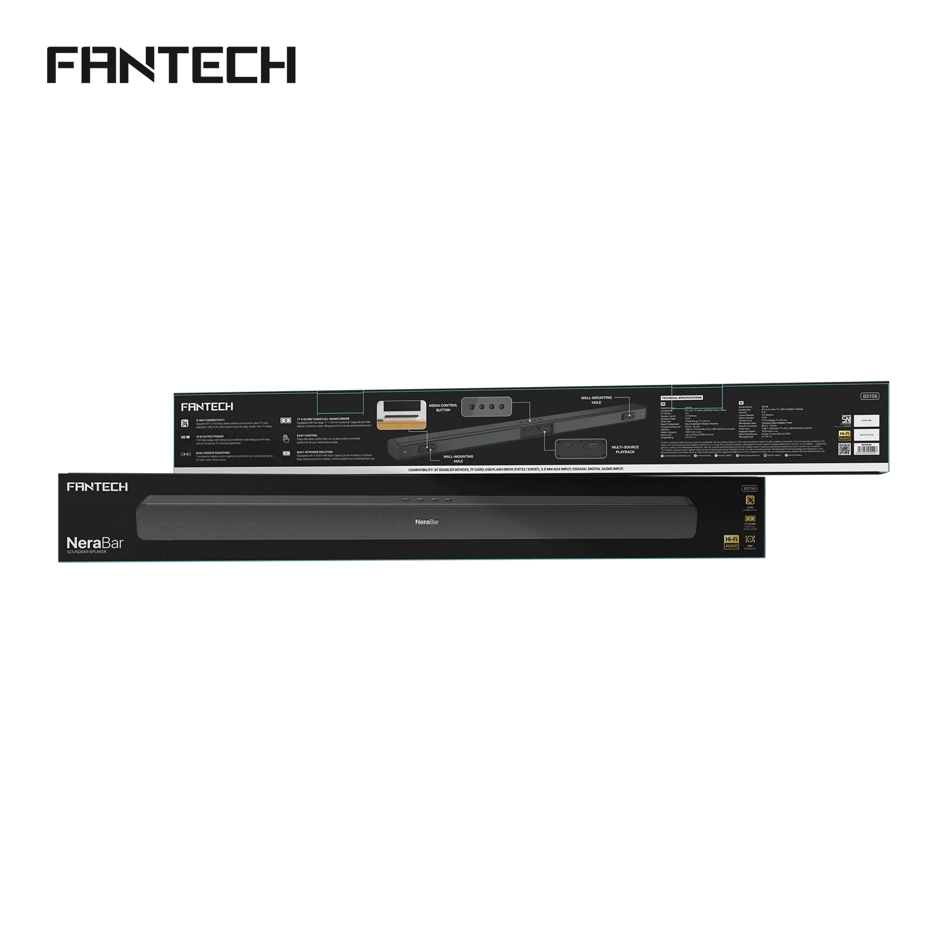 Fantech bs156 nerabar soundbar speaker soundbars