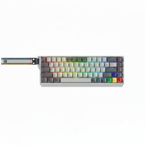 Fantech keyboard atom he68 mk922 magnetic switch 8000 hz – gray keyboards