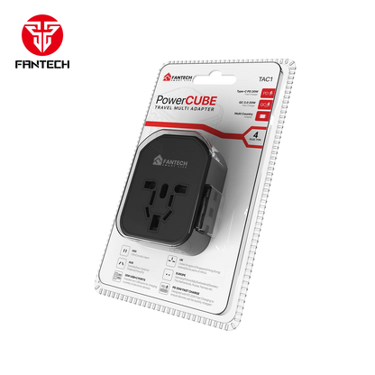 Fantech tac1 power cube travel multi adapter travel plug adapters