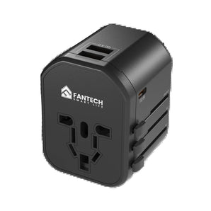 Fantech tac1 power cube travel multi adapter travel plug adapters