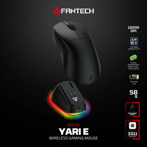 Fantech wg14e yari e ergonomic wireless gaming mouse mice & trackballs