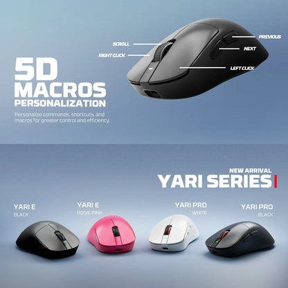 Fantech wg14e yari e ergonomic wireless gaming mouse mice & trackballs