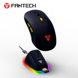 Fantech wg9rd wireless gaming mouse with charging magnetic base three mode