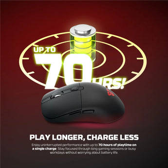 Fantech wg9rd wireless gaming mouse with charging magnetic base three mode