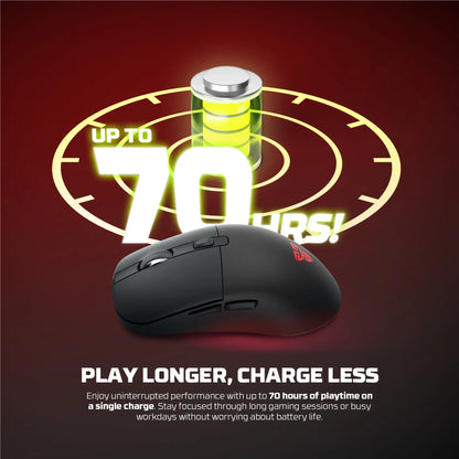 Fantech wg9rd wireless gaming mouse with charging magnetic base three mode