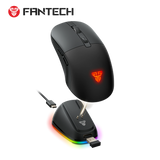 Fantech wg9rd wireless gaming mouse with charging magnetic base three mode