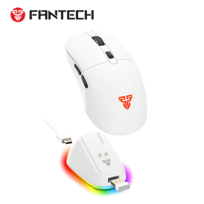 Fantech wg9rd wireless gaming mouse with charging magnetic base three mode