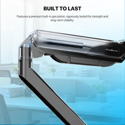 Fantech workstation mbd1 dual-arm monitor mount 90 degree for 13’’ to 32’’