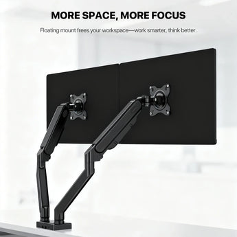 Fantech workstation mbd1 dual-arm monitor mount 90 degree for 13’’ to 32’’