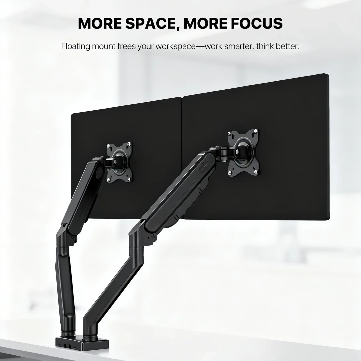 Fantech workstation mbd1 dual-arm monitor mount 90 degree for 13’’ to 32’’