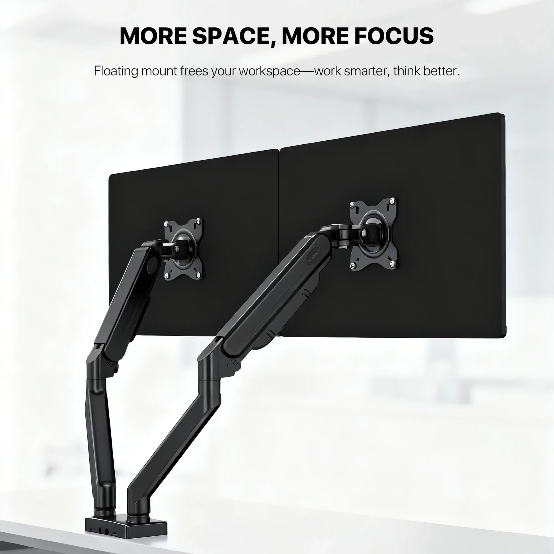 Fantech workstation mbd1 dual-arm monitor mount 90 degree for 13’’ to 32’’
