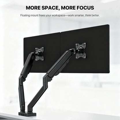 Fantech workstation mbd1 dual-arm monitor mount 90 degree for 13’’ to 32’’
