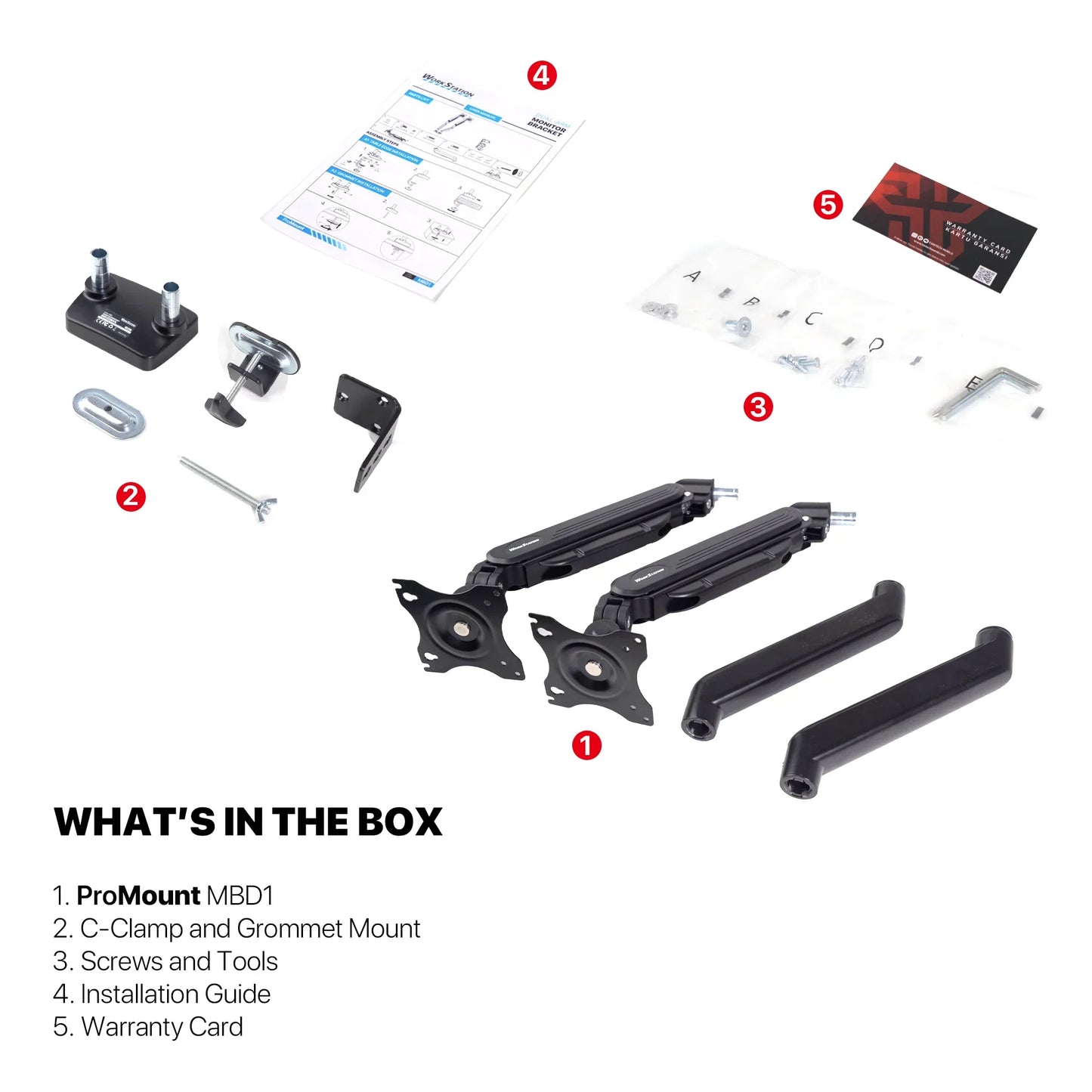 Fantech workstation mbd1 dual-arm monitor mount 90 degree for 13’’ to 32’’