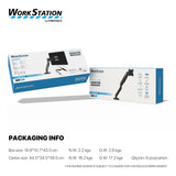 Fantech workstation mbs1 single-arm monitor mount 90 degree for 13’’ to 32’’