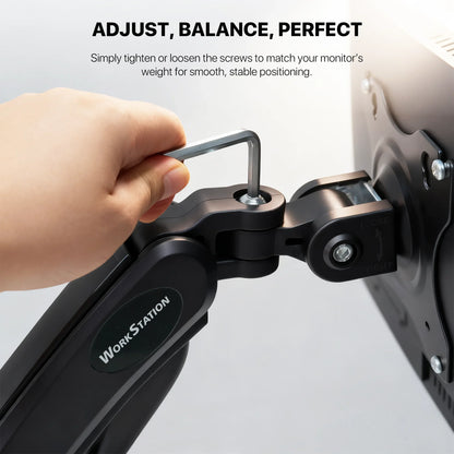 Fantech workstation mbs1 single-arm monitor mount 90 degree for 13’’ to 32’’