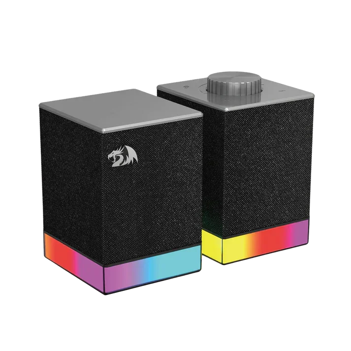 Redragon gs517 glyph pc gaming speaker with bluetooth & usb connectivity