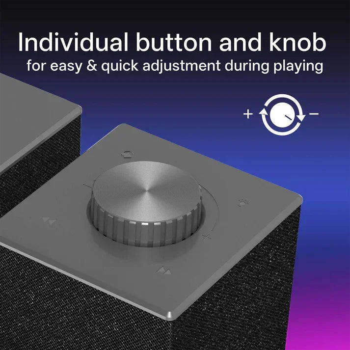 Redragon gs517 glyph pc gaming speaker with bluetooth & usb connectivity