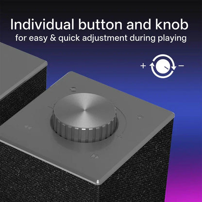 Redragon gs517 glyph pc gaming speaker with bluetooth & usb connectivity