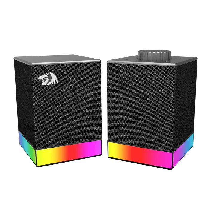 Redragon gs517 glyph pc gaming speaker with bluetooth & usb connectivity
