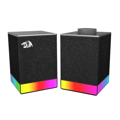 Redragon gs517 glyph pc gaming speaker with bluetooth & usb connectivity