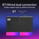 Redragon gs517 glyph pc gaming speaker with bluetooth & usb connectivity