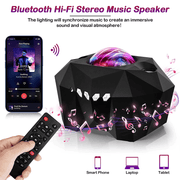 Night Light Galaxy Projector Lightning