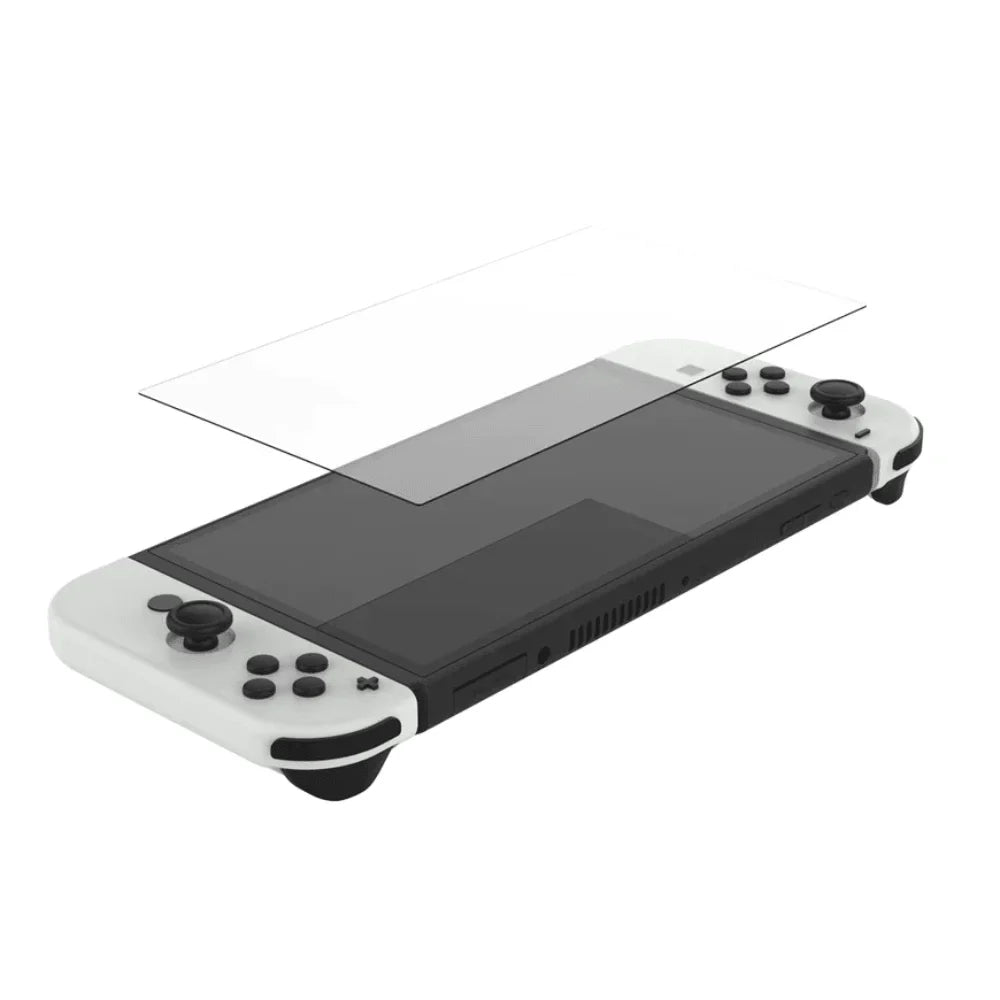 Dobe glass film for n-s oled tns-1156 (2 pcs) - console | nintendo essentials
