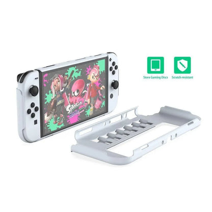 Dobe tns-1141 crystal case for n-s oled - console | nintendo essentials