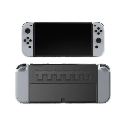 Dobe tns-1141 crystal case for n-s oled - console | nintendo essentials