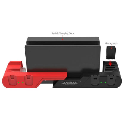 Dobe tns-0122 charging dock 6 in 1 for n-s