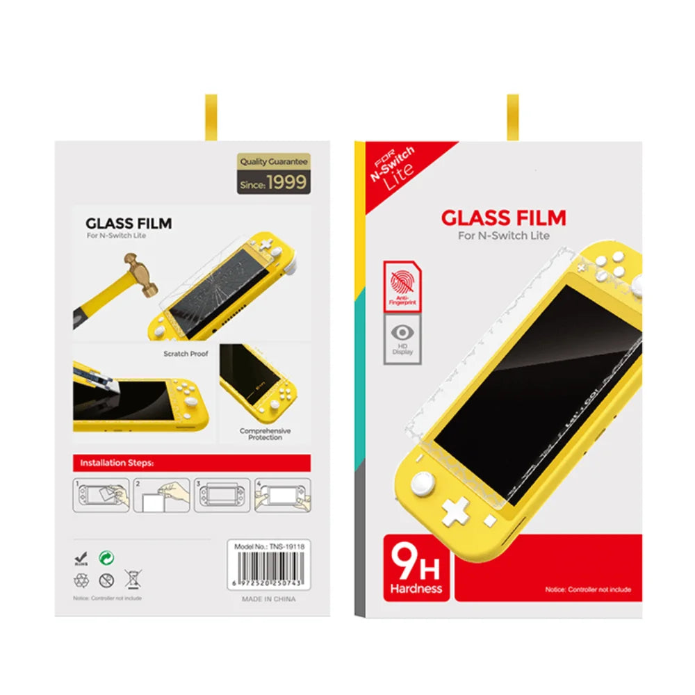 Glass film for nintendo switch lite console tns-19118